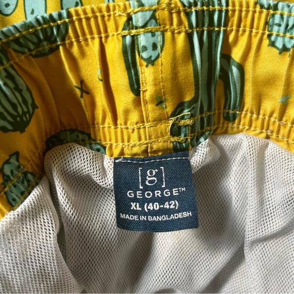 Men George Swim Trunks Cactus Prints Size XL 40-42 - Picture 7 of 10